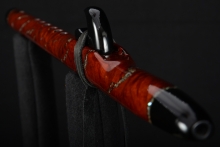 Manzanita Burl Native American Flute, Minor, High C-5, #F7H